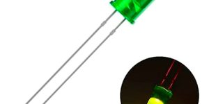 Led 3mm Verde Difuso Pack X 100 Unidades